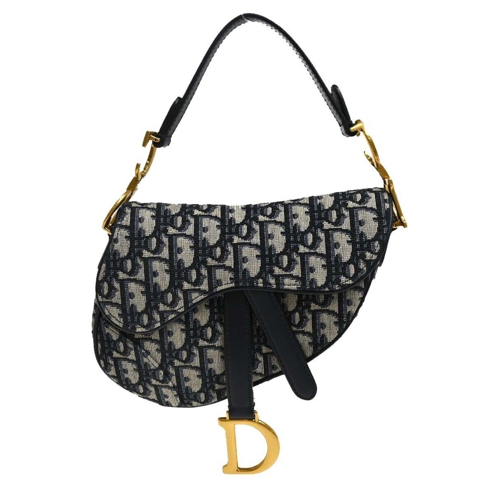 Christian Dior Saddle Oblique Canvas Mini